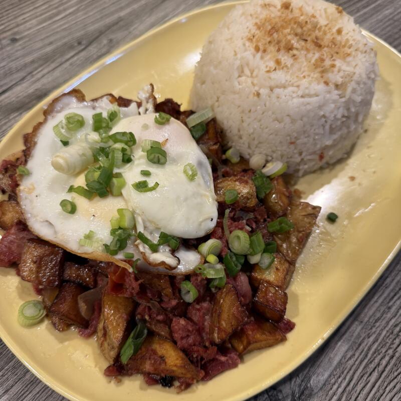 Corned Beef Frittata Plate