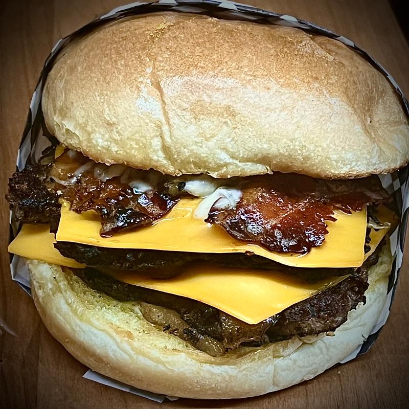 Double Yellowjacket Burger