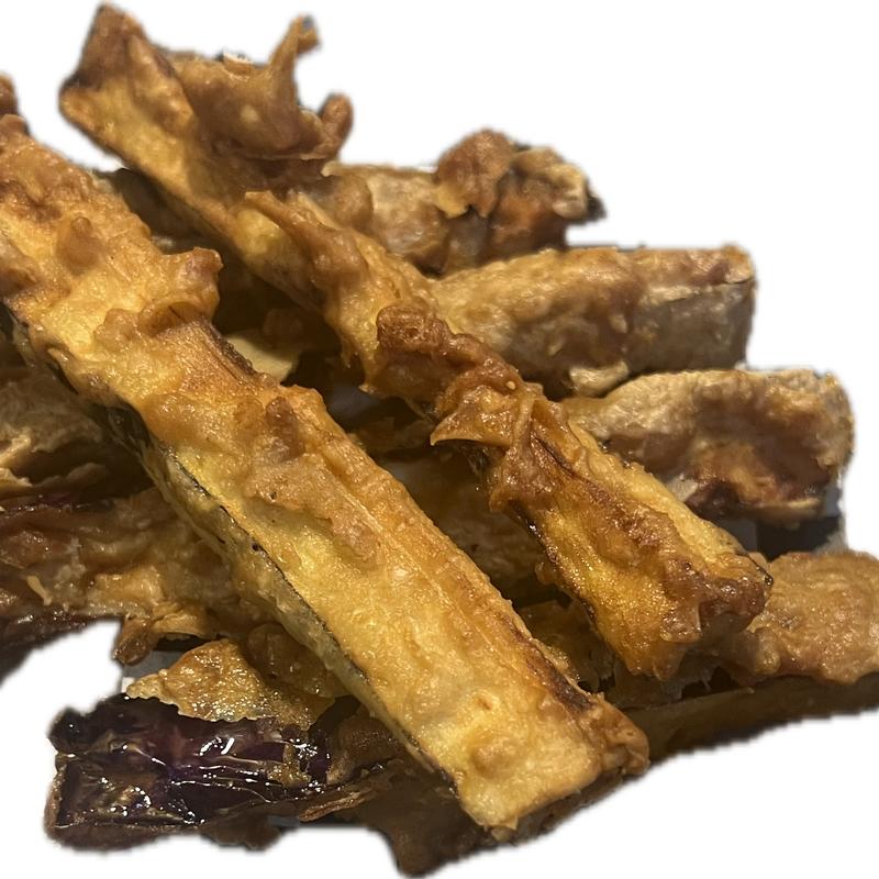 Fried Egg Plant Spears (V)