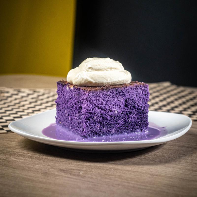 Ube Tres Leche Cake