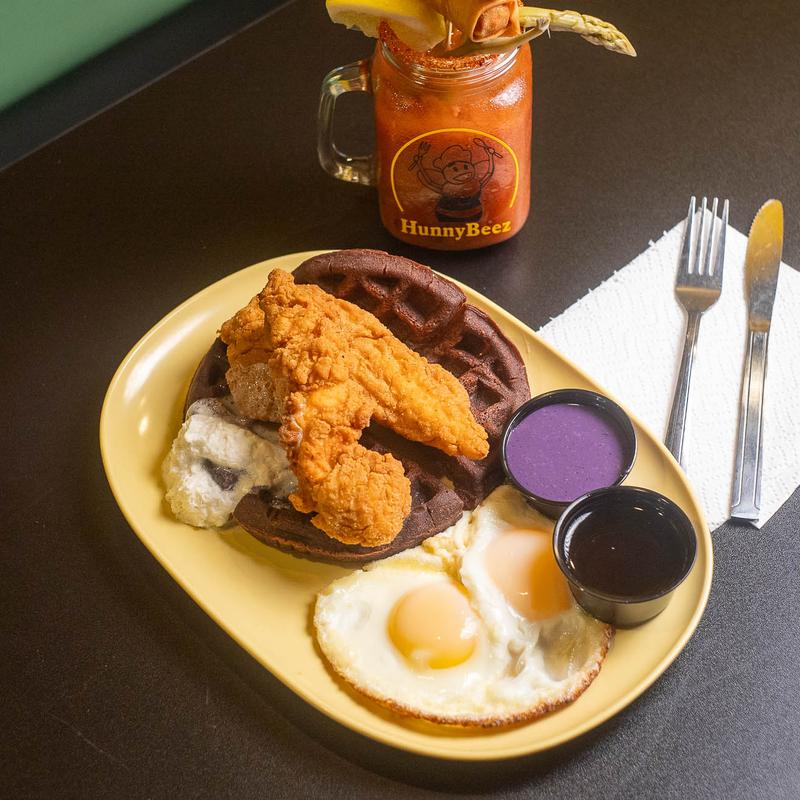 Waffle Breakfast Platter